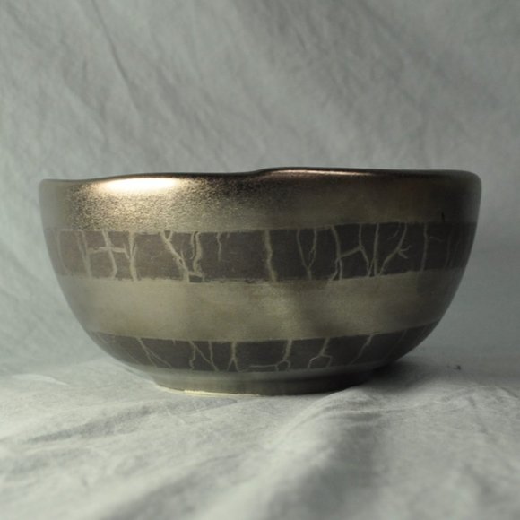 TWO signed 22 oz bowls 2007 Michael Wainwright ceramics grey (w1451) - Picture 4 of 16